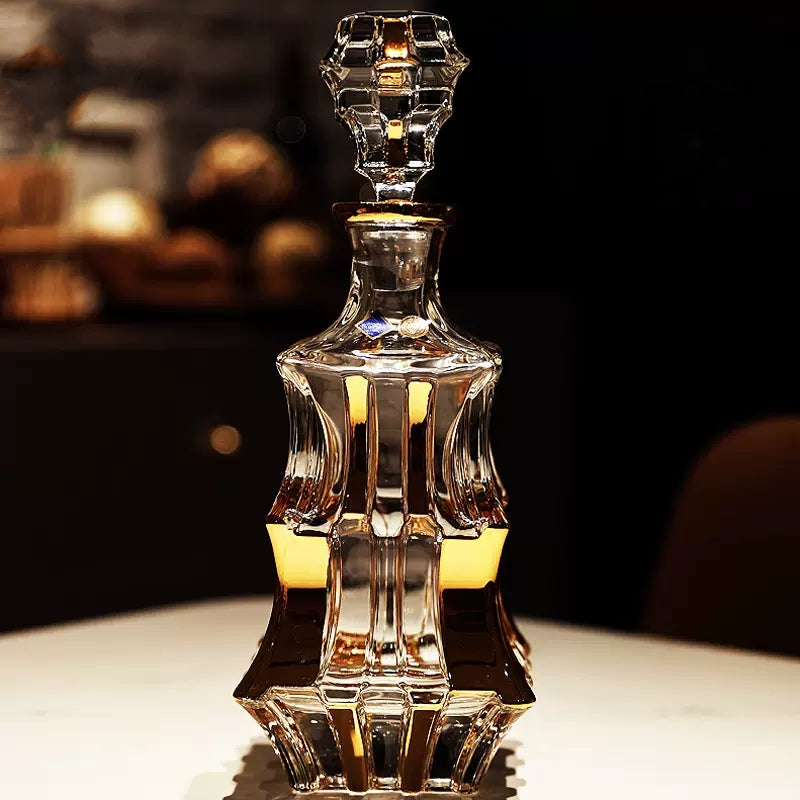 Bohemia Royal Crystal Whiskey Decanter Set