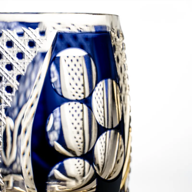 Edo Kiriko Owl (Fukurou) Hand-Cut Whisky Glass