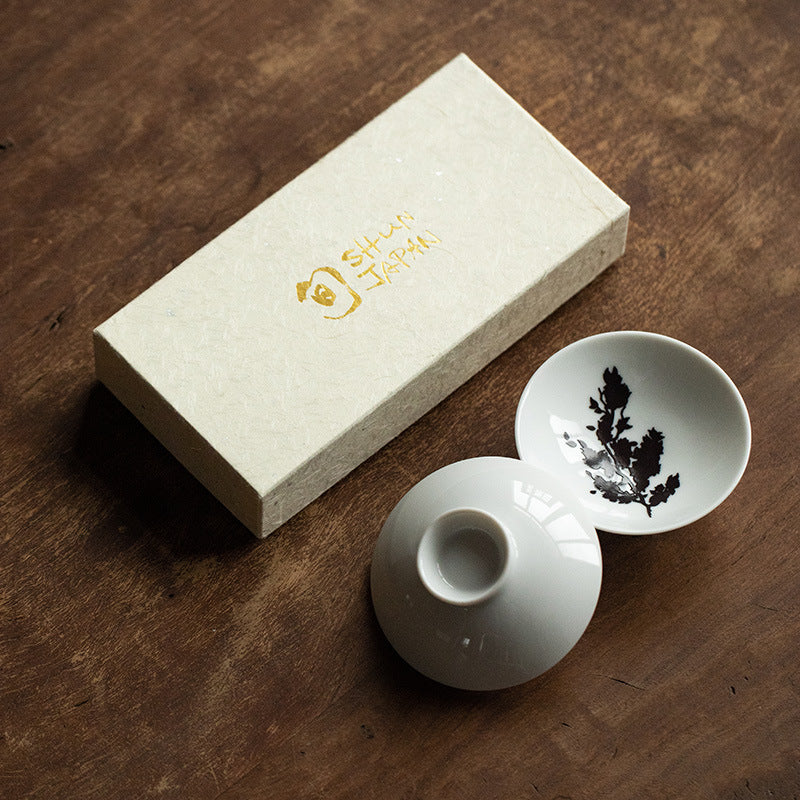 Mino Ware Thermochromic Warm Bloom Sakura Momiji Tea Cup Set