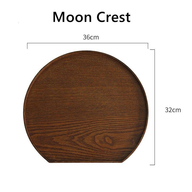 Japanese Circular Willow Wood Trays
