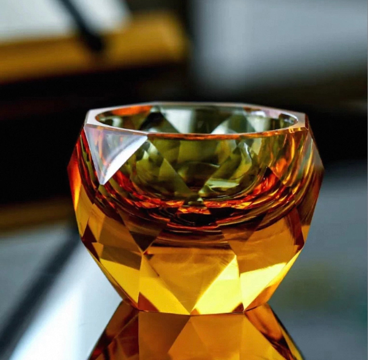 Handcrafted Gold Leaf Crystal Cup - Your Personal Master Cup