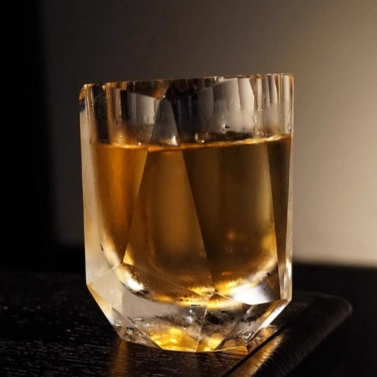 K9 Crystal Whiskey Glass Rough Stone Cutting