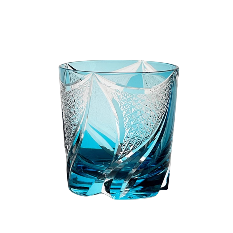 Blue Realm Edo Kiriko Whiskey Glass