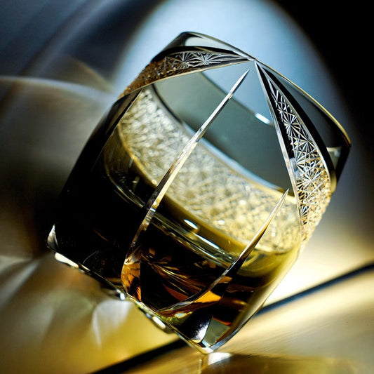 Lightning Edo Kiriko Whiskey Glass