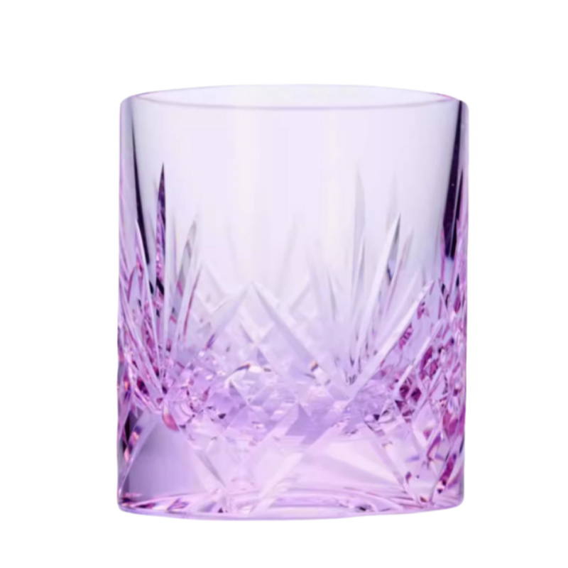 Edo Kiriko Crystal Whiskey Glasses-Psychedelic Palace