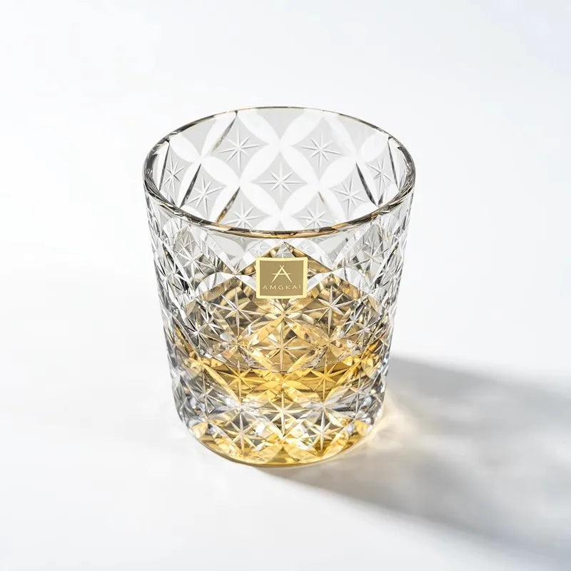 Edo Kiriko Starlight Crystal Hand-Cut Whisky Glass