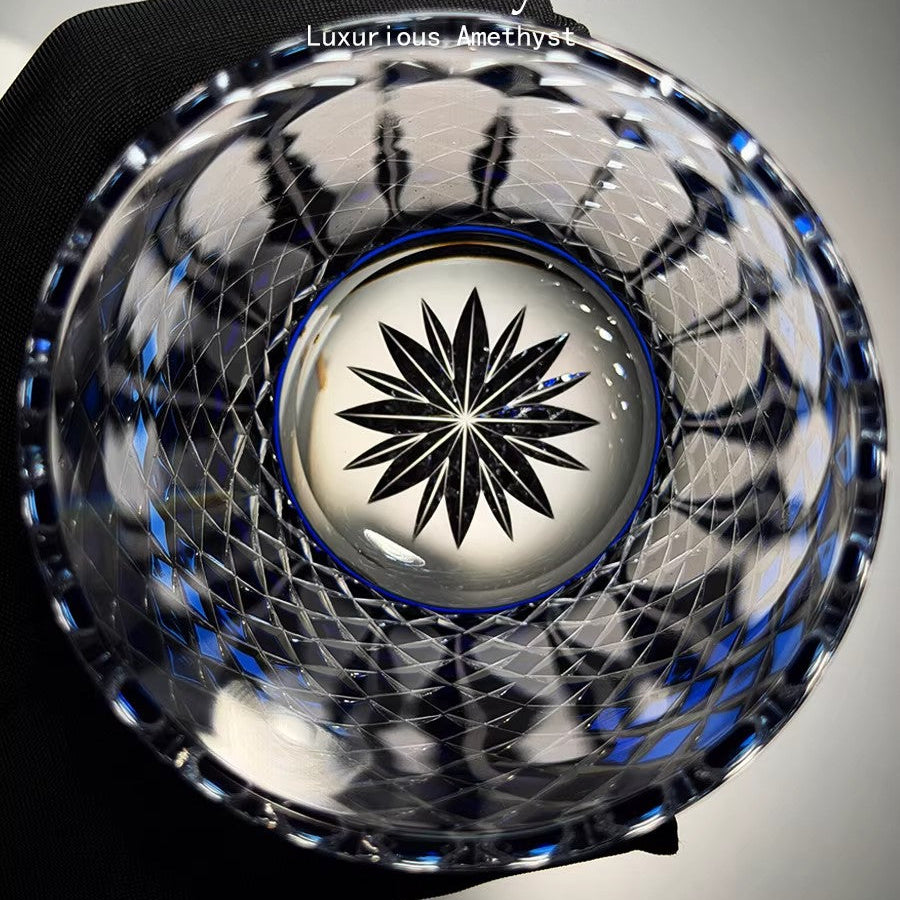 Handcrafted Shippo Crystal Edo Kiriko Whiskey Glass – A Master Artisan Gift