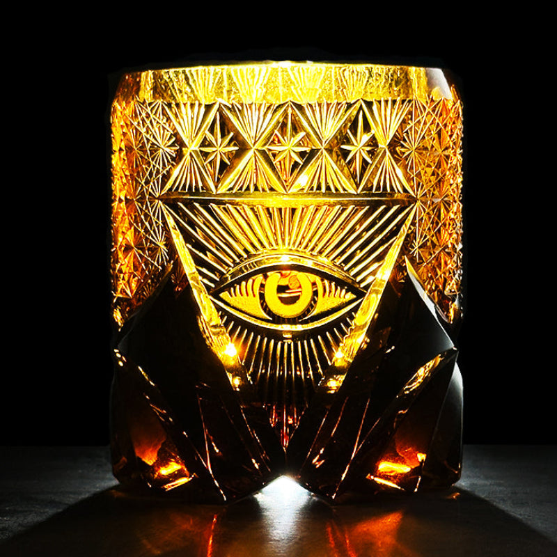 God's Eye Edo Kiriko Whiskey Glass