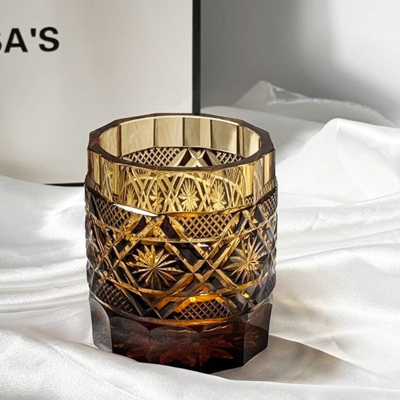 Bandit Stone Edo Kiriko Whiskey Glass