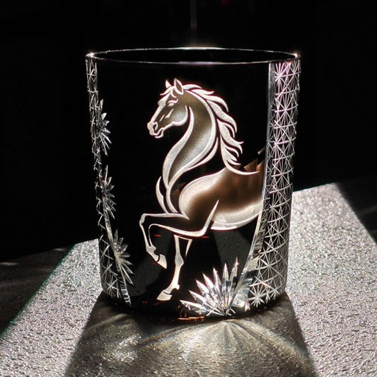 Edo Kiriko Handcrafted Meiba Whisky Glass