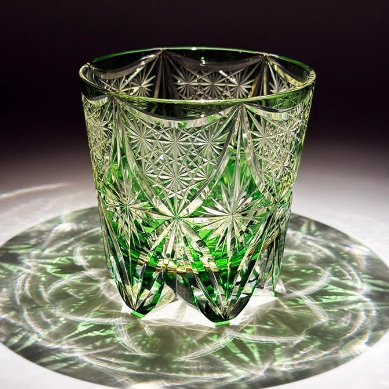 The Secret Key of Lola Edo Kiriko Whiskey Glass