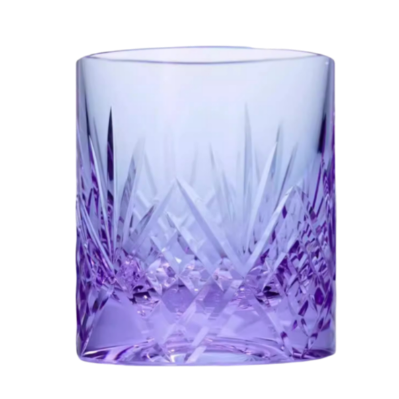 Edo Kiriko Crystal Whiskey Glasses-Psychedelic Palace