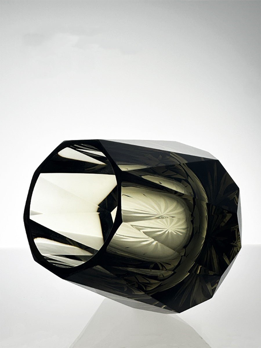 Obsidian Enigma Stone Whiskey Glass