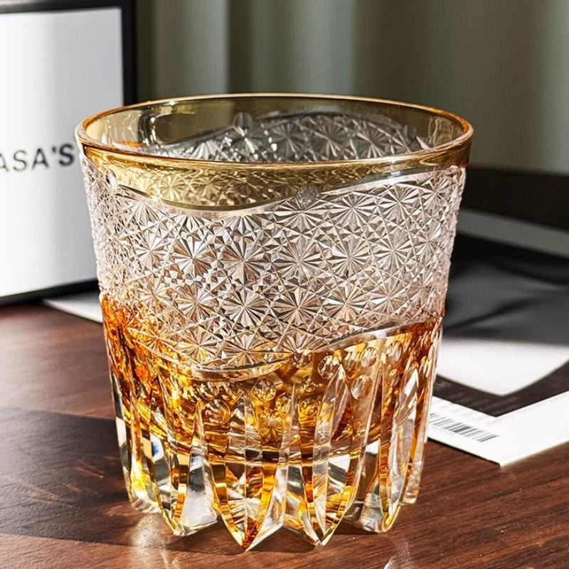 Edo Kiriko Handcrafted Splendor Whiskey Glass