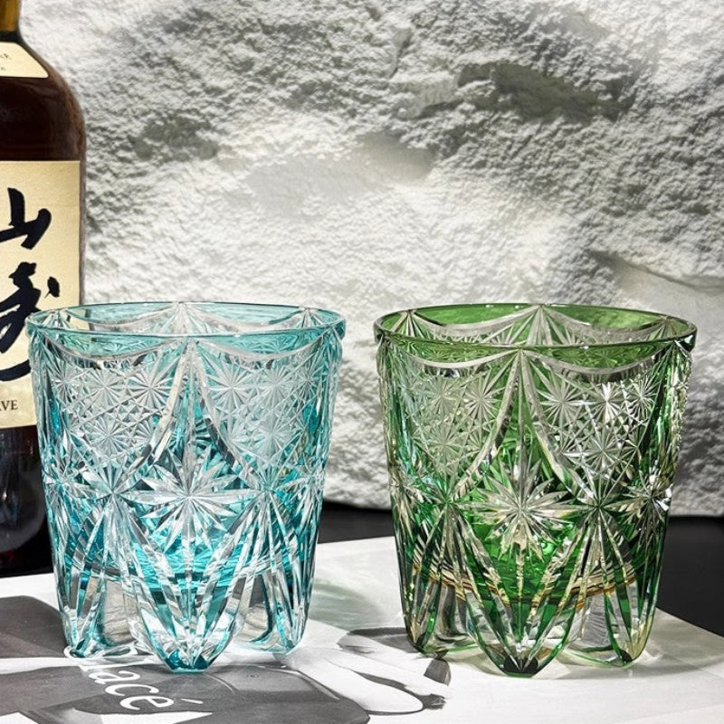 The Secret Key of Lola Edo Kiriko Whiskey Glass