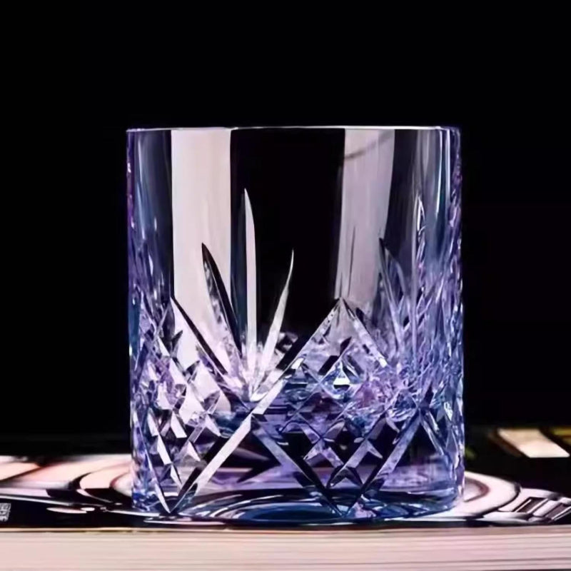 Edo Kiriko Crystal Whiskey Glasses-Psychedelic Palace