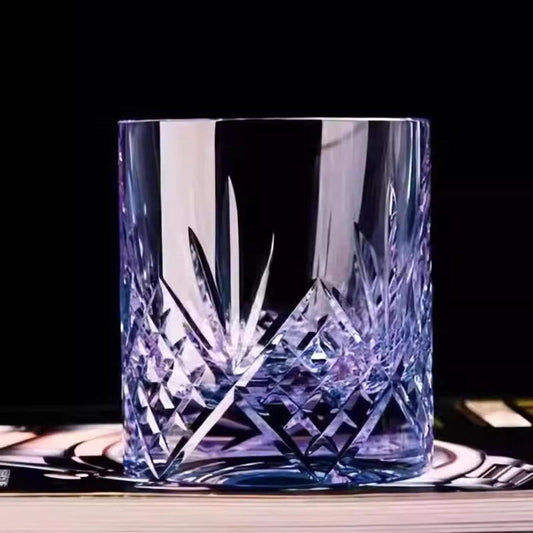 Edo Kiriko Crystal Whiskey Glasses-Psychedelic Palace
