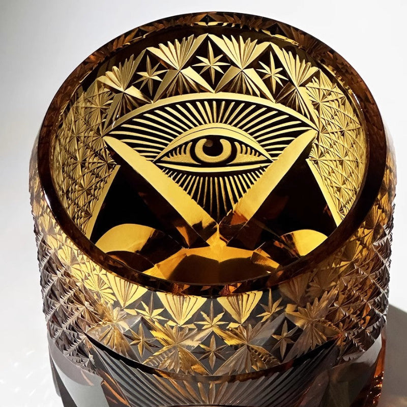 God's Eye Edo Kiriko Whiskey Glass