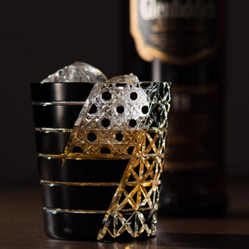 Dark Collection Edo Kiriko Whiskey Glasses