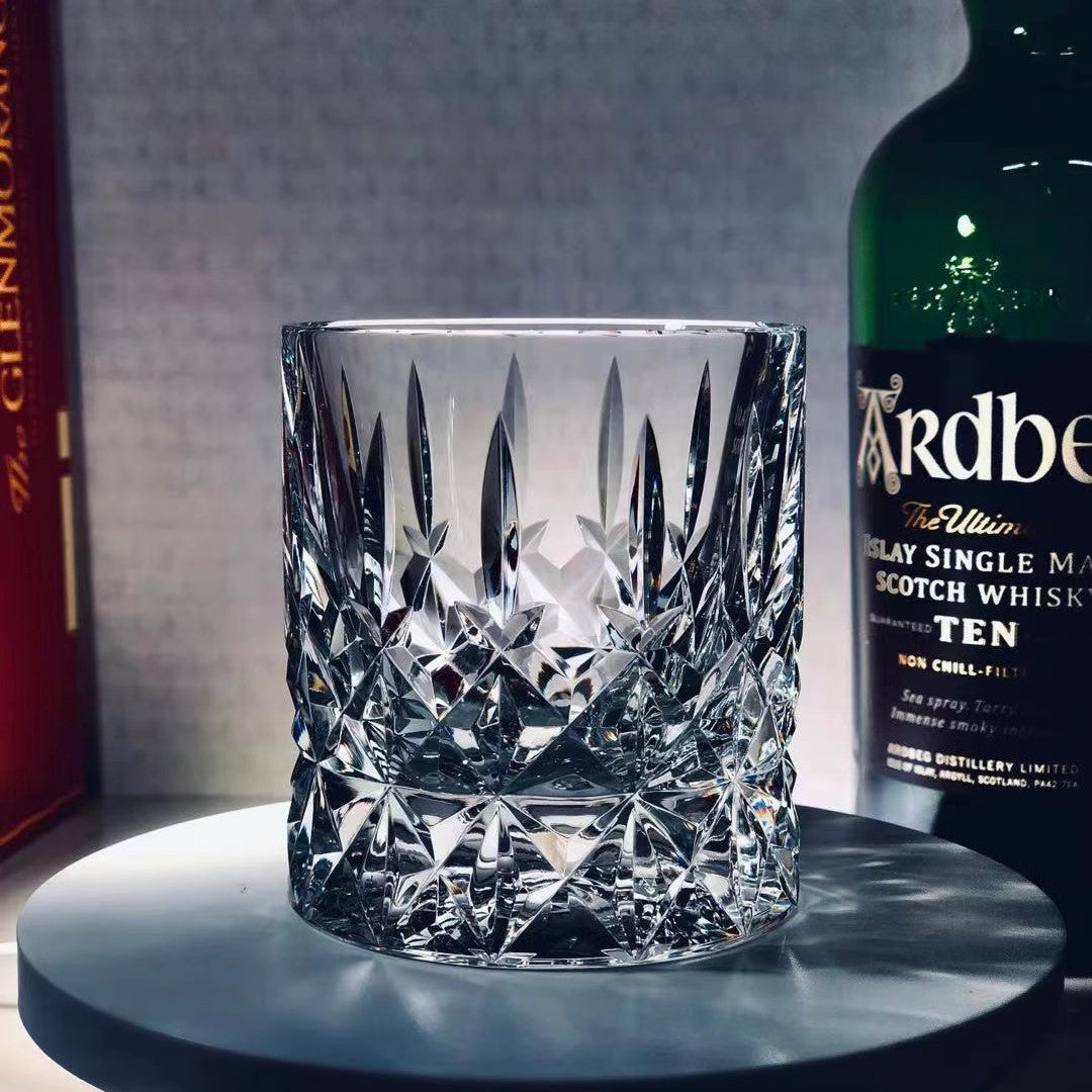 Edo Kiriko Sword of Life Whiskey Glass