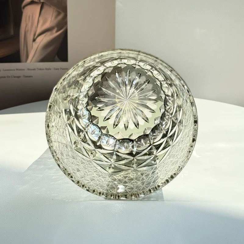 Edo Kiriko Whiskey Glass-Star Shield