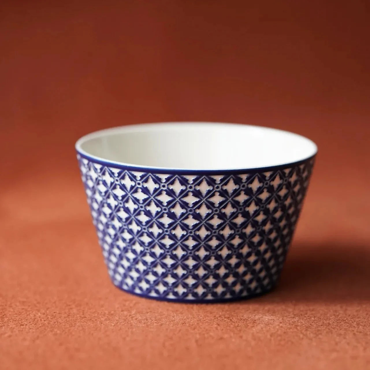 Qiyuan Handcrafted Underglaze Carved Peony Porcelain Cup – 110ml