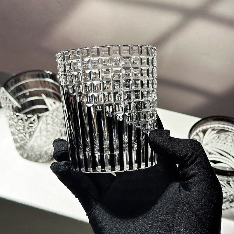 Dark Collection Edo Kiriko Whiskey Glasses