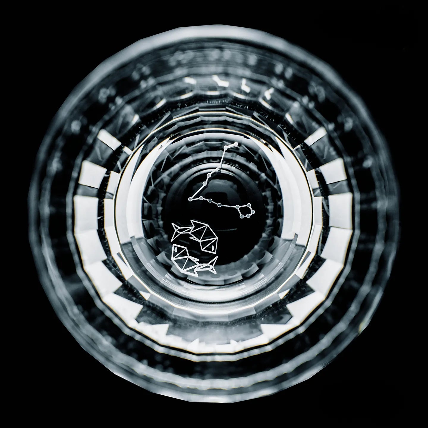Edo Kiriko Zodiac Constellation Hand-Cut Whisky Glass