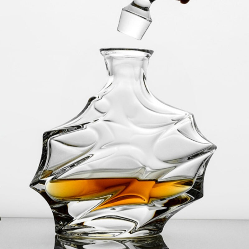 BOHEMIA CALYPSO Crystal Whisky Decanter Set