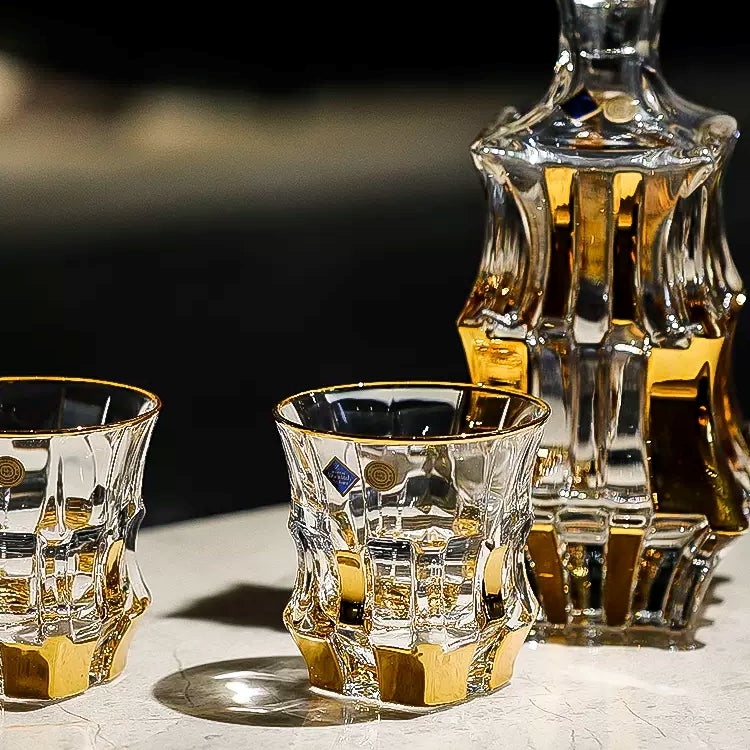 Bohemia Royal Crystal Whiskey Decanter Set