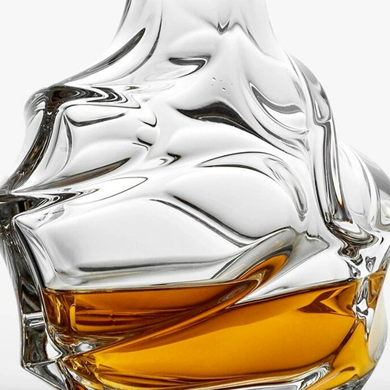BOHEMIA CALYPSO Crystal Whisky Decanter Set