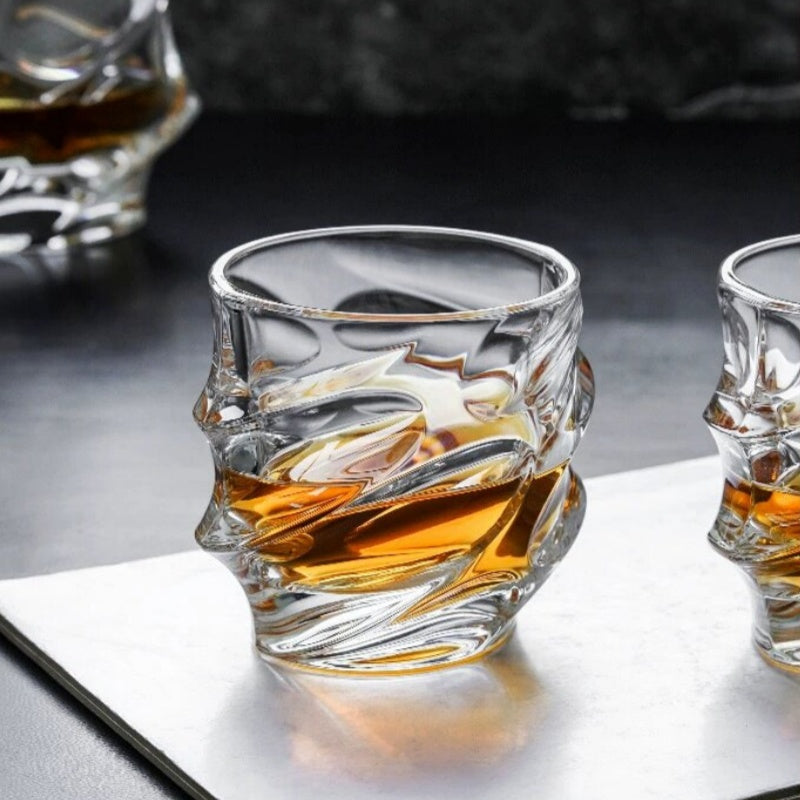 BOHEMIA CALYPSO Crystal Whisky Decanter Set