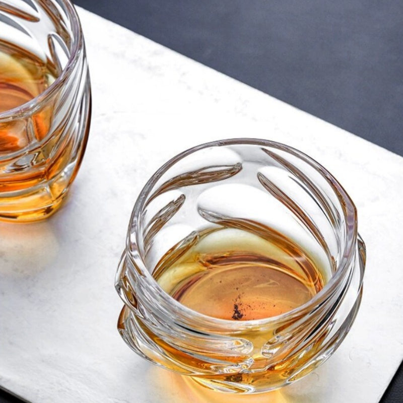 BOHEMIA CALYPSO Crystal Whisky Decanter Set