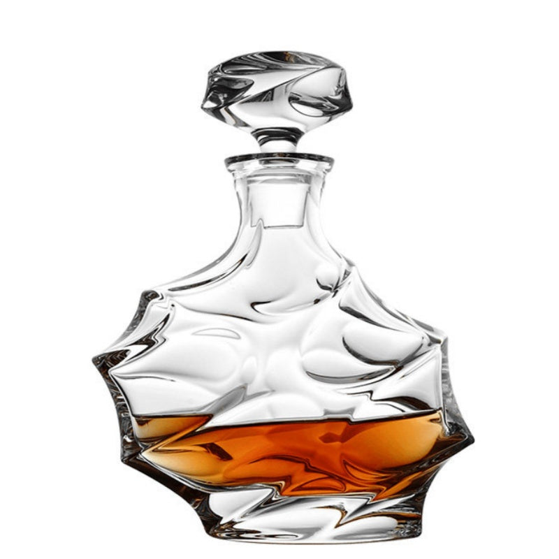 BOHEMIA CALYPSO Crystal Whisky Decanter Set
