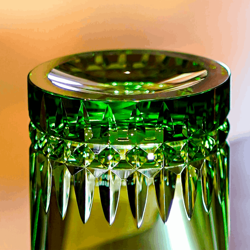 Edo Kiriko Crystal Royale Hand-Cut Whisky Glass