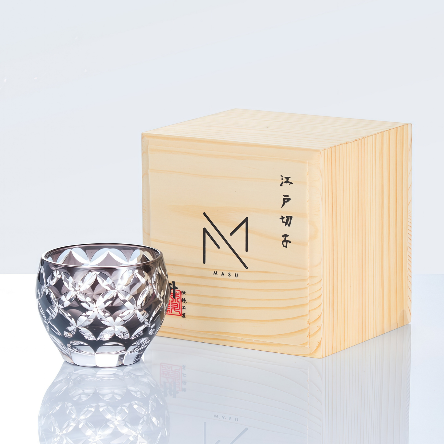 Edo Kiriko Handcrafted Gure Sake Glass Collection