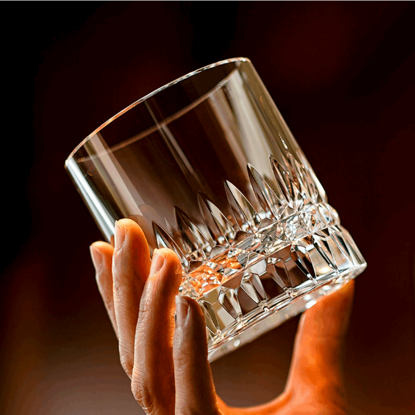 Edo Kiriko Crystal Royale Hand-Cut Whisky Glass