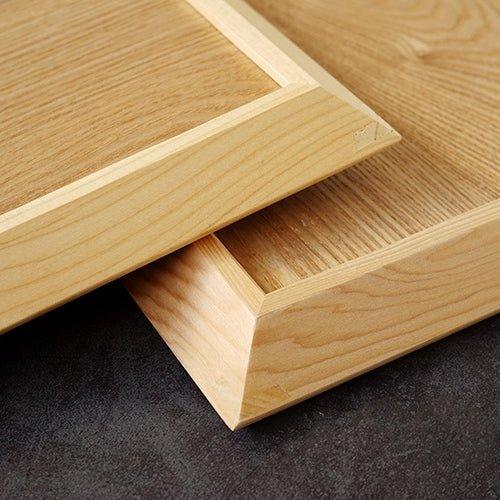 Japanese Rectangular Solid Wood Trays