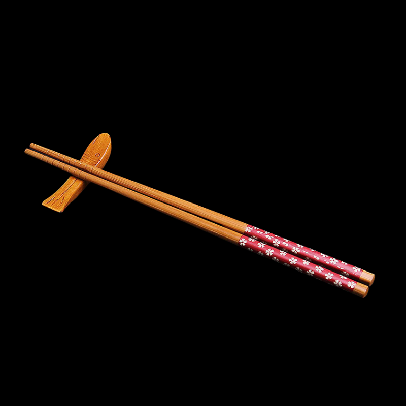 Japanese Handcrafted Sakura Bamboo Chopsticks Set
