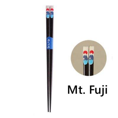 Japanese Wooden Cartoon Themed Chopsticks