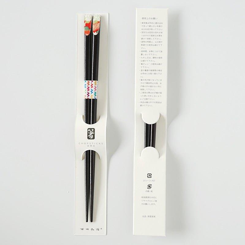 Japanese Wooden Cartoon Themed Chopsticks