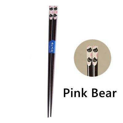 Japanese Wooden Cartoon Themed Chopsticks