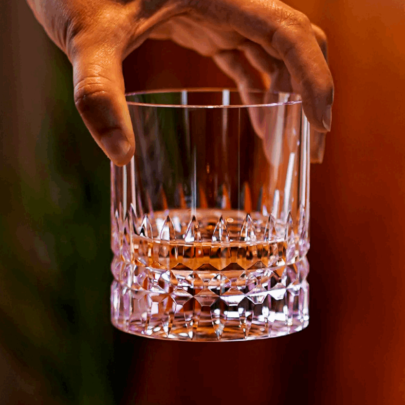 Edo Kiriko Crystal Royale Hand-Cut Whisky Glass