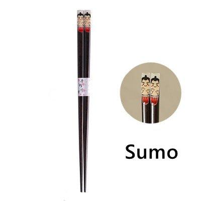Japanese Wooden Cartoon Themed Chopsticks