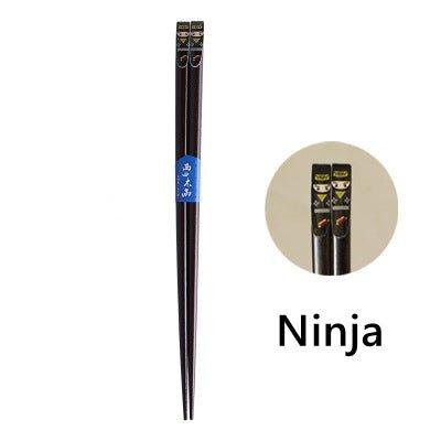 Japanese Wooden Cartoon Themed Chopsticks