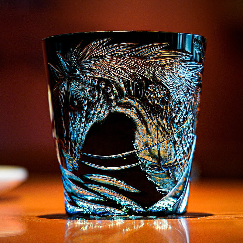 Edo Kiriko Tanma Hand-Cut Whisky Glass