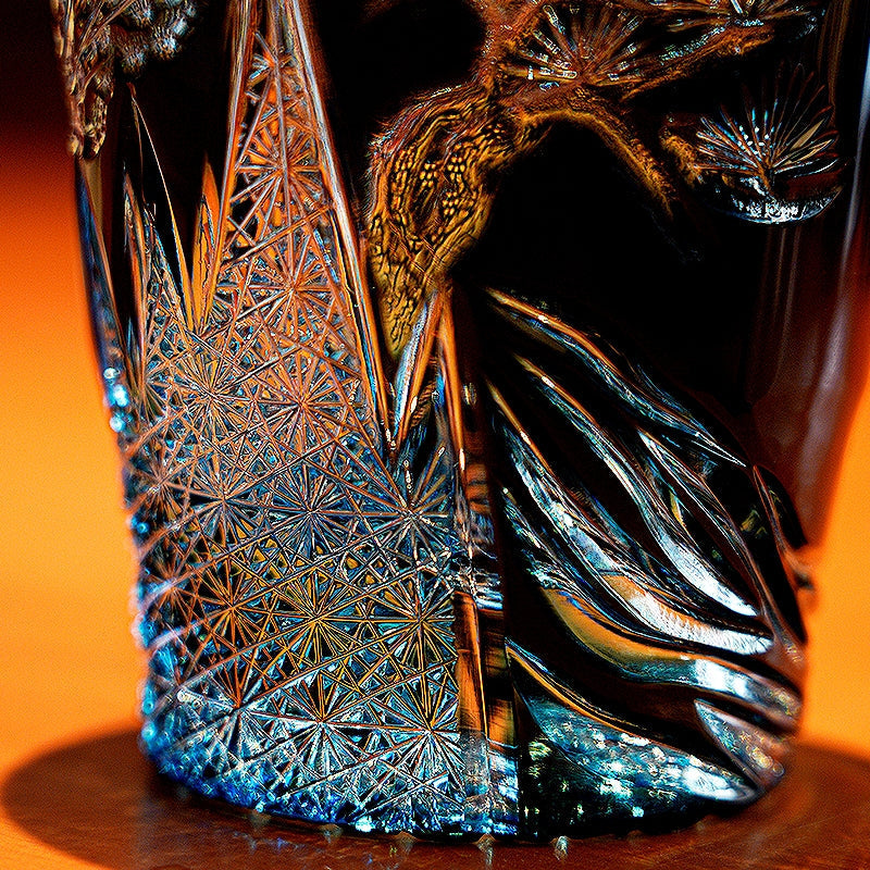 Edo Kiriko Tanma Hand-Cut Whisky Glass
