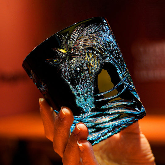 Edo Kiriko Tanma Hand-Cut Whisky Glass
