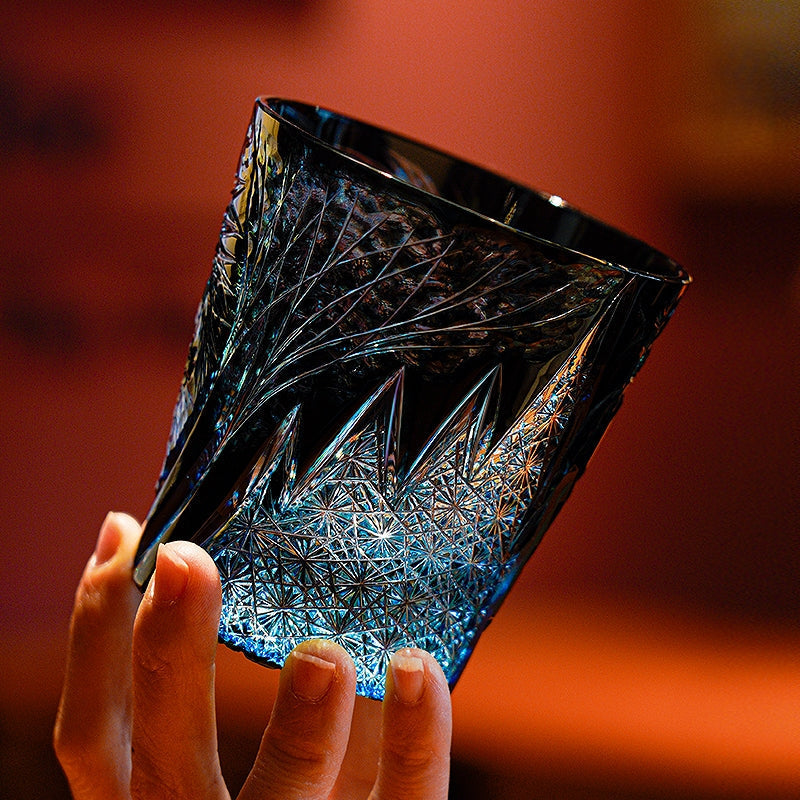 Edo Kiriko Tanma Hand-Cut Whisky Glass