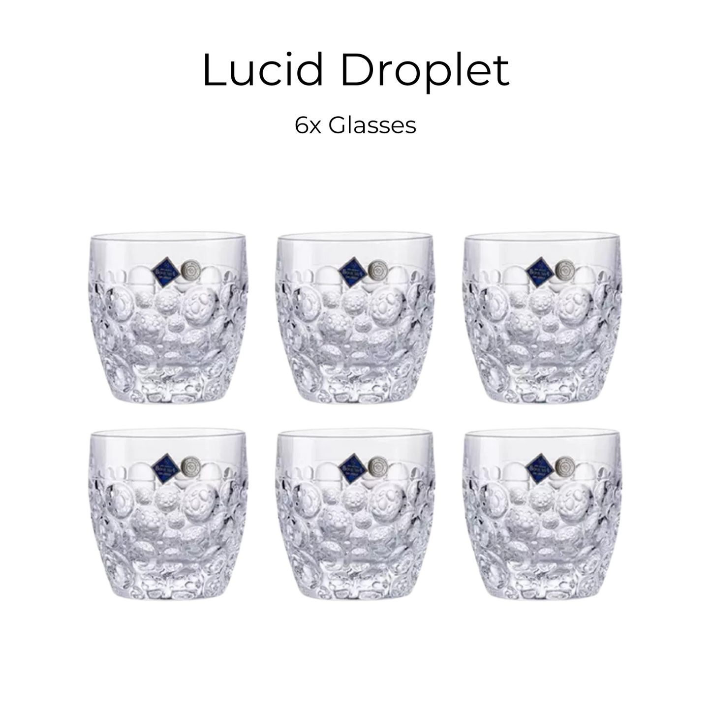 Bohemia Lisboa Eleganza Crystal Whisky Decanter Set